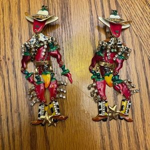 Lunch at the ritz costume earrings